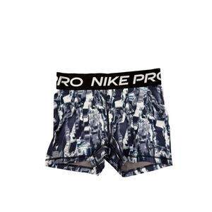 Nike Pro Womens Mid-Rise 3" Printed Training Shorts Small